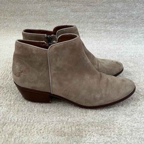 Sam Edelman Petty Suede Booties Ankle Boots 10 - Picture 4 of 11